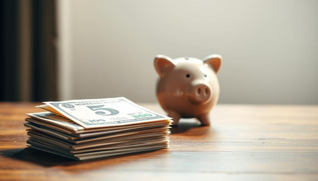 $5 Savings Challenge Concept